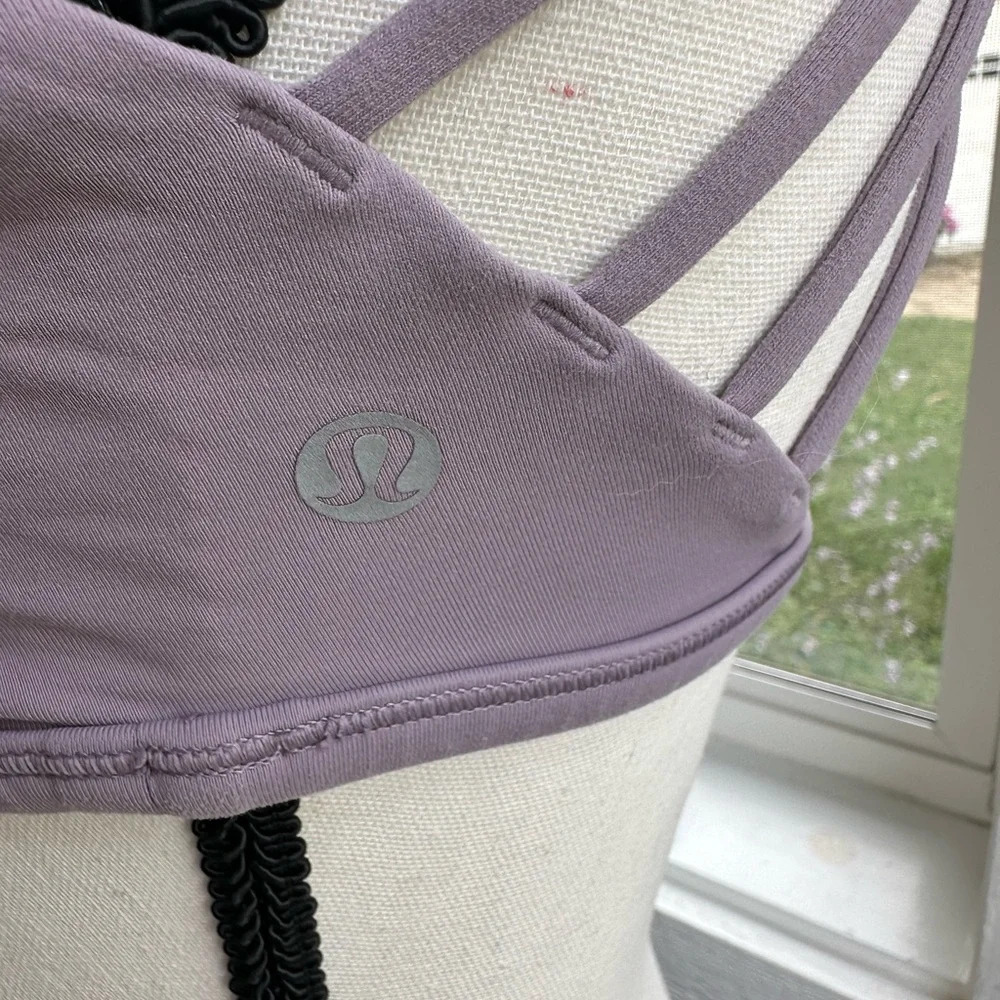 lululemon athletica free to be wild Lavender Sports Bra - Picture 7 of 8